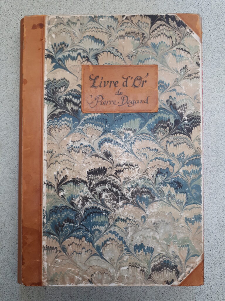 Ancien Livre d'Or Degand 3